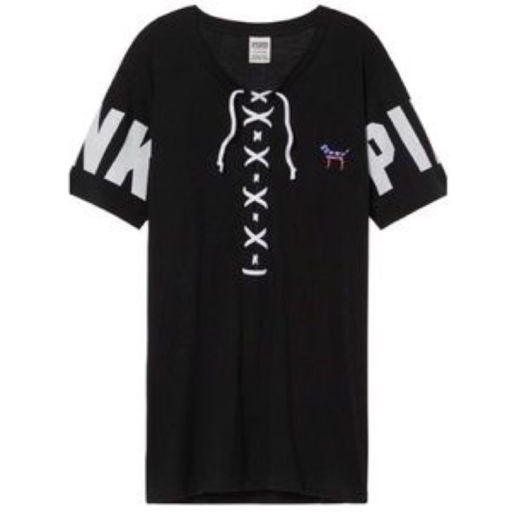 ISO Victoria’s Secret Americana lace up tee